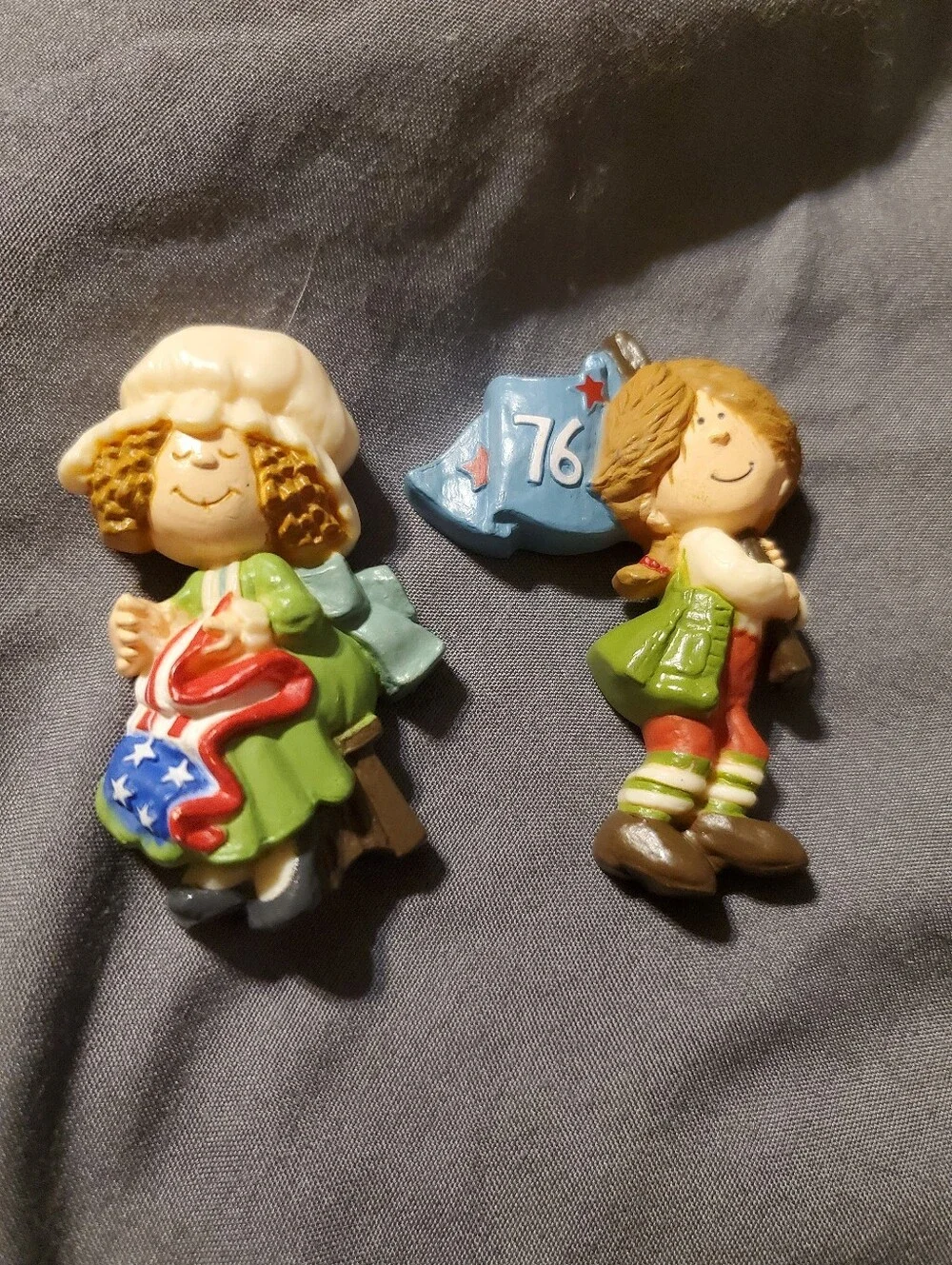 Vintage 1976 Hallmark Betsey Ross Bicentennial 2 Piece Set